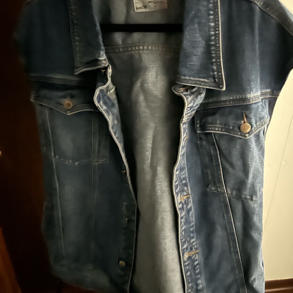 Blue Denim Vest